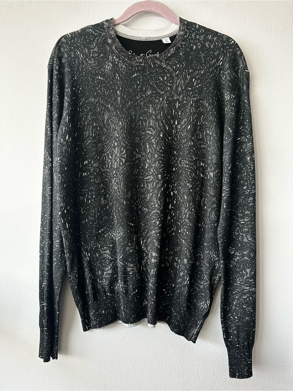 Robert Graham Taurus linen and cotton Men’s sweater